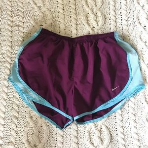 Nike running shorts.